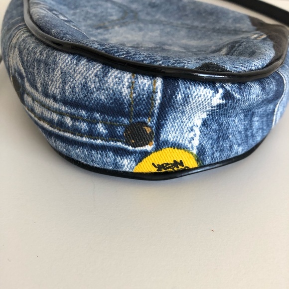 $675 Christian Dior Denim Trompe L’oeil Saddle Bag - Picture 5 of 5